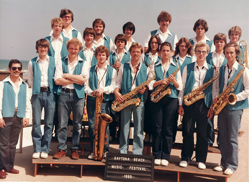 Sullivan Central High School Jazz Band Sullivan Jazz Band pictured at The Dayton Beach Music Festival in 1980