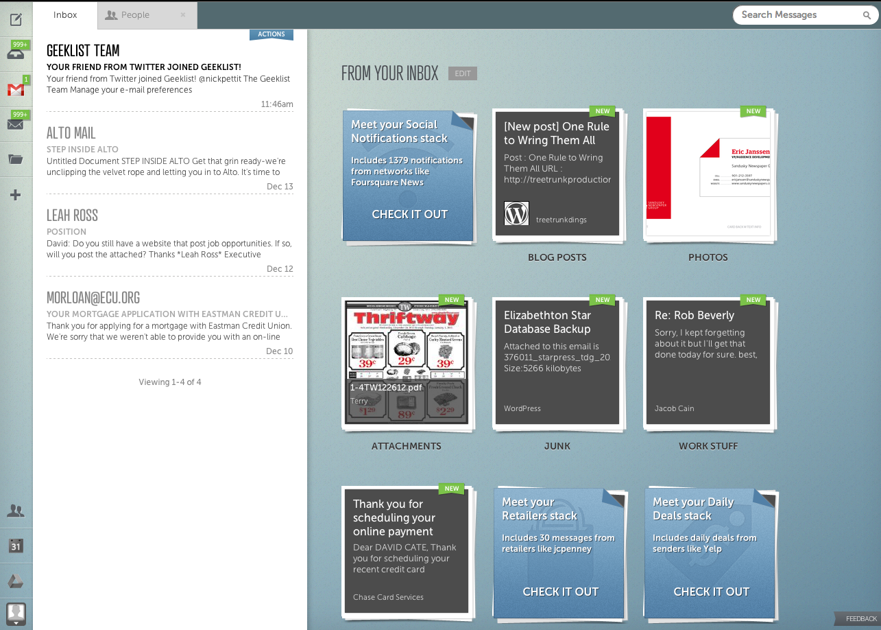 AOL Alto Inteface